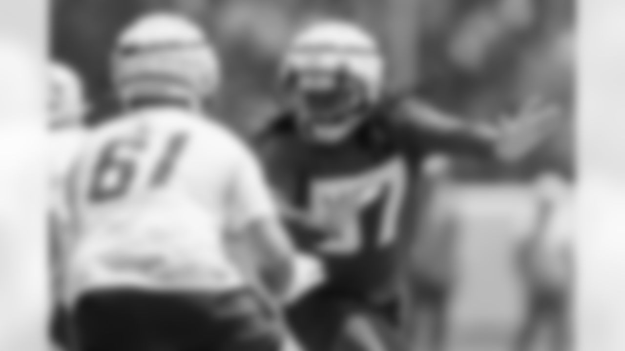 The Los Angeles Chargers hold OTA's on Tuesday, June 4, 2024 at Hoag Performance Center in Costa Mesa, CA.