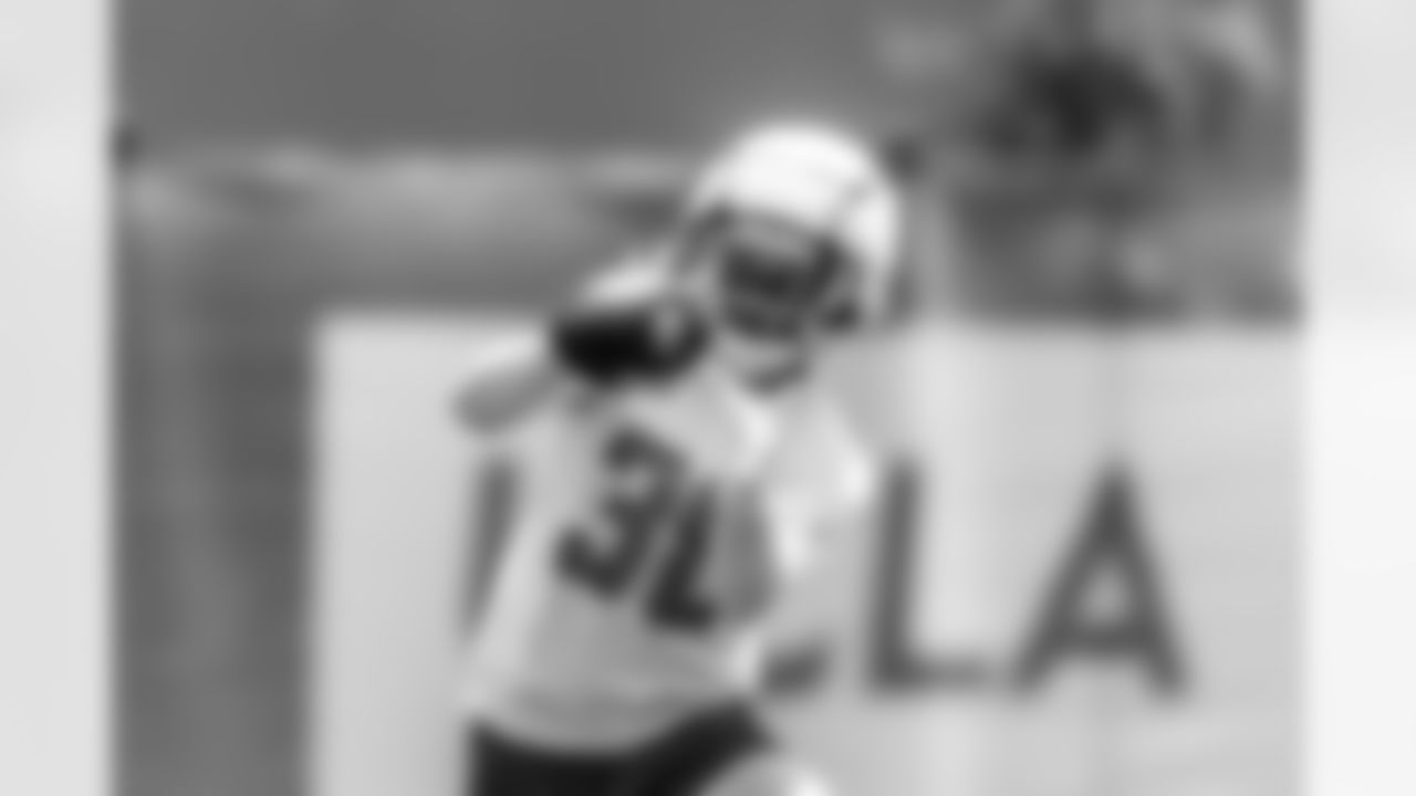 Los Angeles Chargers players participate in Phase 3 of the offseason program on Friday, May 30, 2025 at The Bolt in El Segundo, CA.