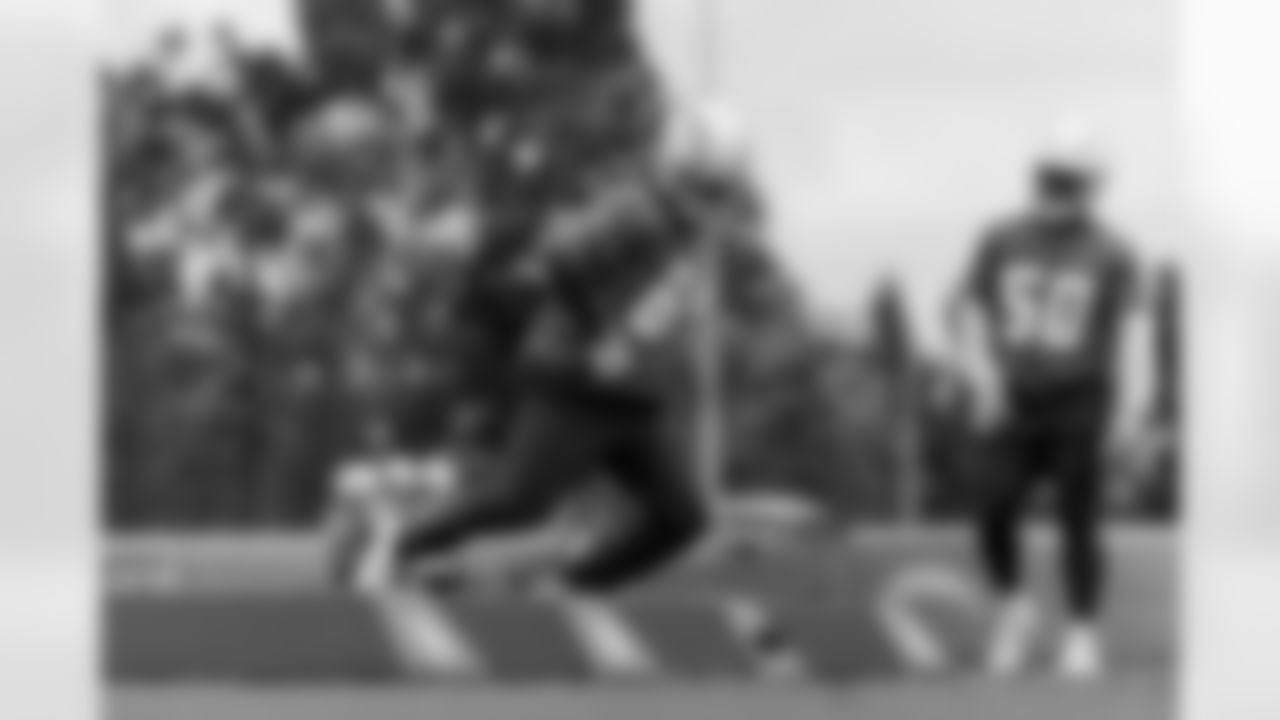 The Los Angeles Chargers hold OTA's on Monday, May 20, 2024 at Hoag Performance Center in Costa Mesa, CA.