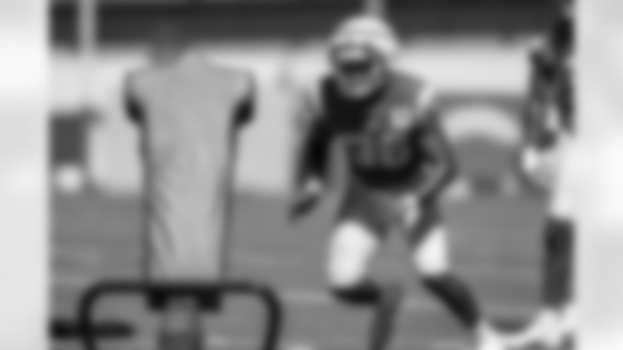 The Los Angeles Chargers hold Rookie Mini-Camp on Saturday, May 10, 2025 at The Bolt in El Segundo, CA.
