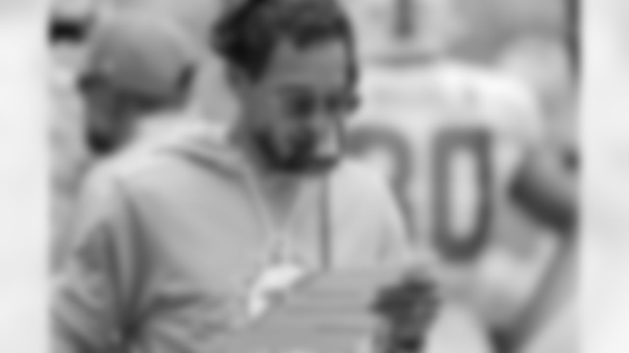 The Chargers have named Mike McDaniel as offensive coordinator.