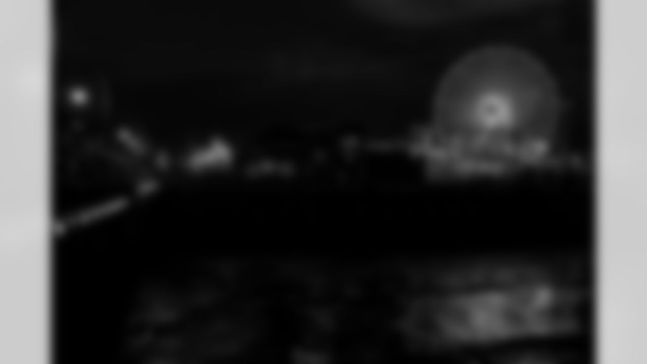 The ferris wheel is lit up for the Los Angeles Chargers on Tuesday, January 6, 2026 at Pacific Park in Santa Monica, CA.