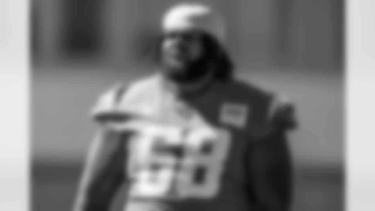 The Los Angeles Chargers practice on Friday, October 17, 2025 at The Bolt in El Segundo, CA.