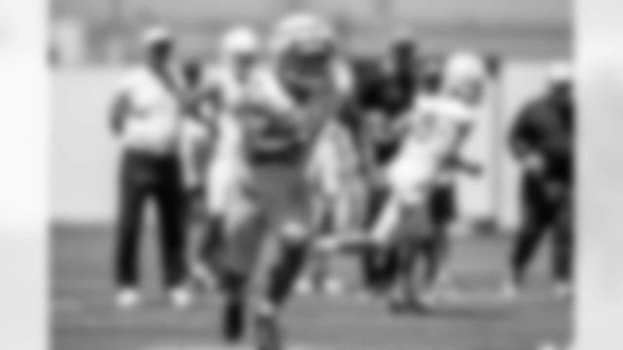 The Los Angeles Chargers hold Rookie Mini-Camp on Saturday, May 10, 2025 at The Bolt in El Segundo, CA.