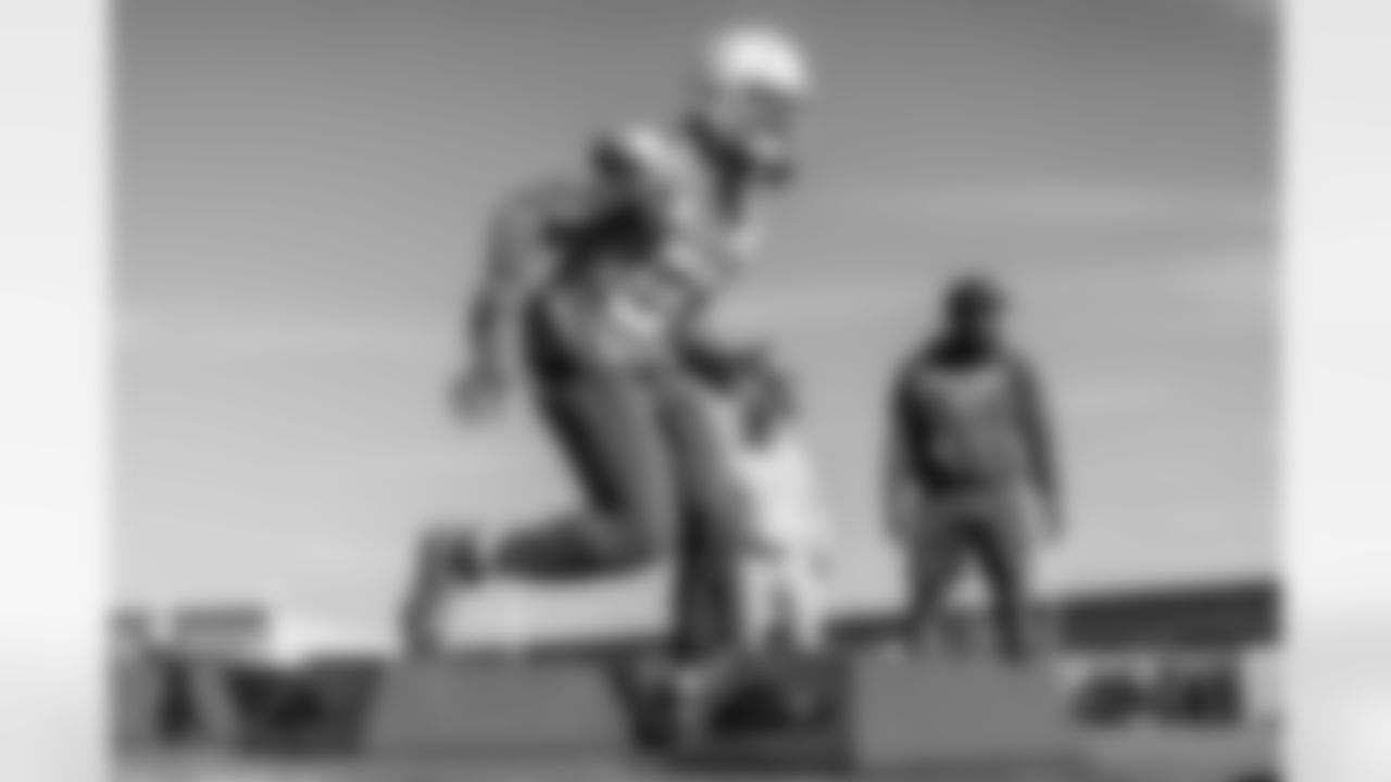 The Los Angeles Chargers practice on Friday, December 19, 2025 at The Bolt in El Segundo, CA.