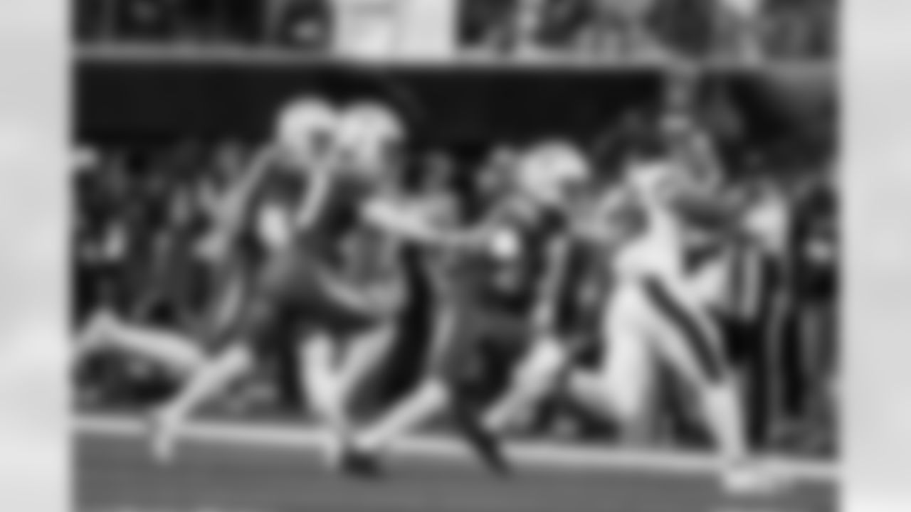 LB Daiyan Henley (0), S Tony Jefferson (23) and CB Tarheeb Still (29)