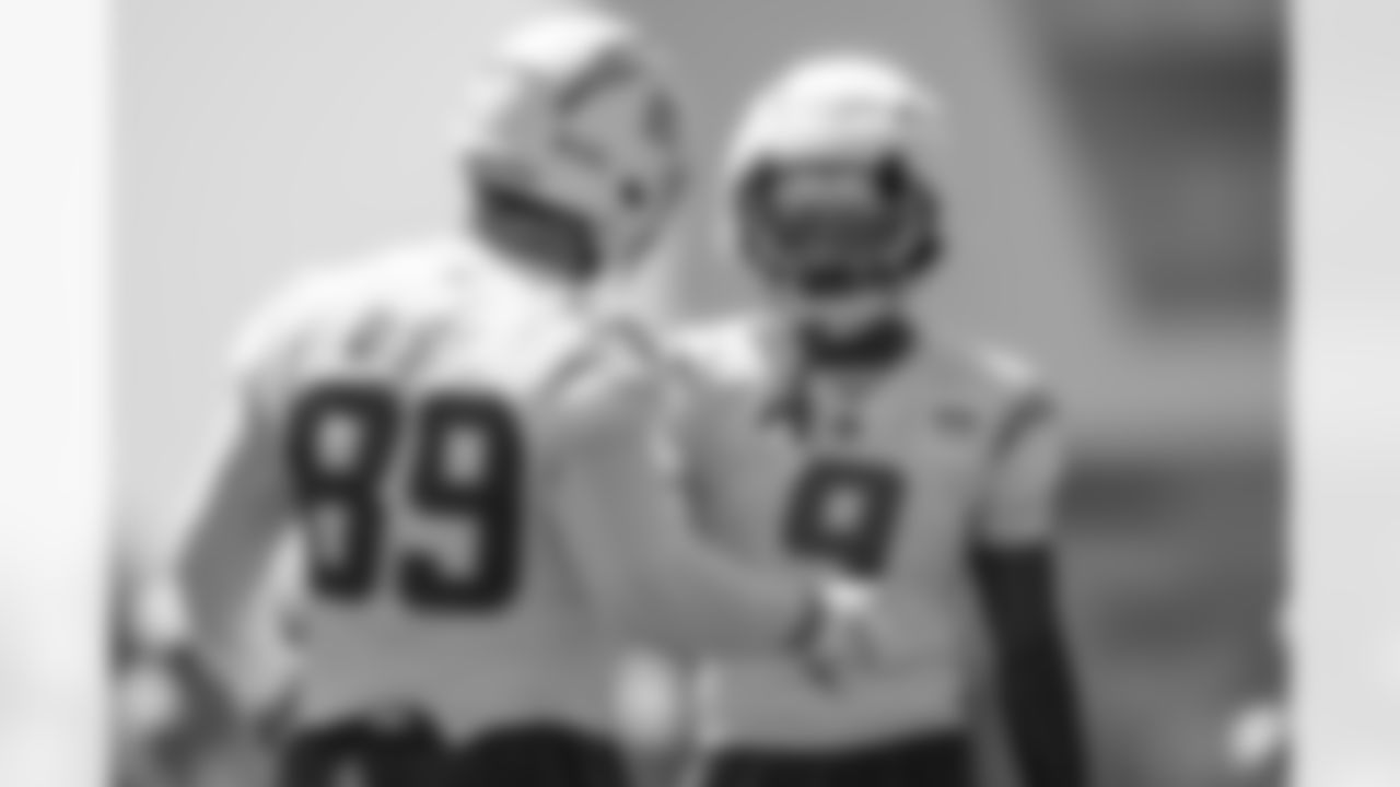The Los Angeles Chargers practice at Training Camp on Tuesday, August 19, 2025 at The Bolt in El Segundo, CA.