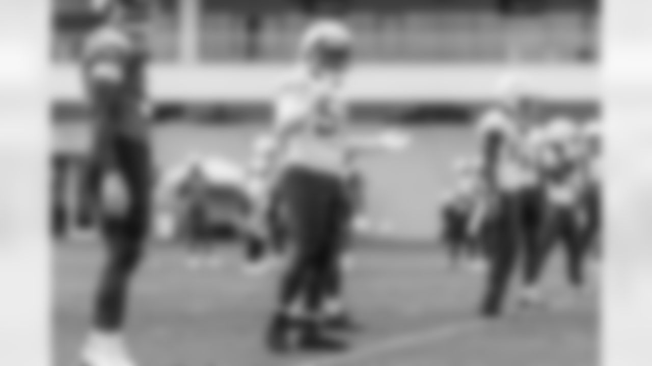 The Los Angeles Chargers practice on Thursday, September 18, 2025 at The Bolt in El Segundo, CA.