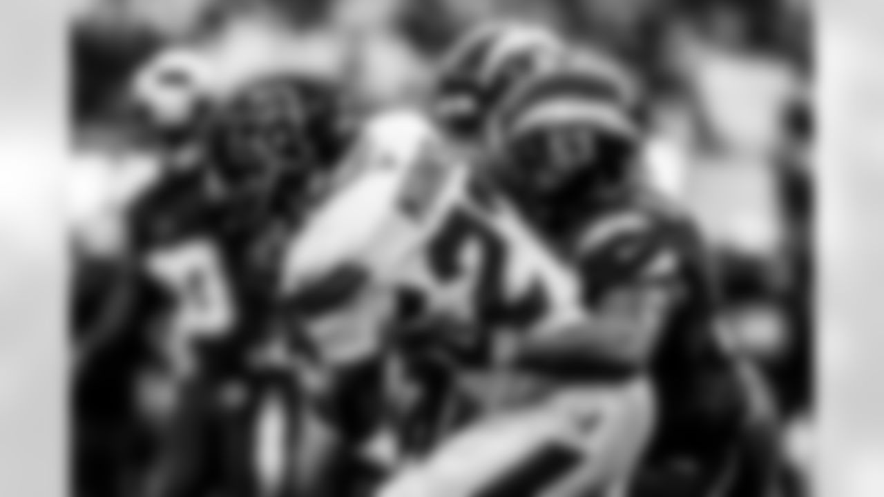 Take a look back at the Chargers Week 17 matchup with the Texans in monochrome.