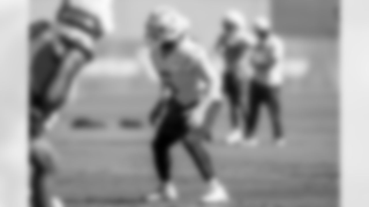 The Los Angeles Chargers practice on Thursday, October 9, 2025 at The Bolt in El Segundo, CA.