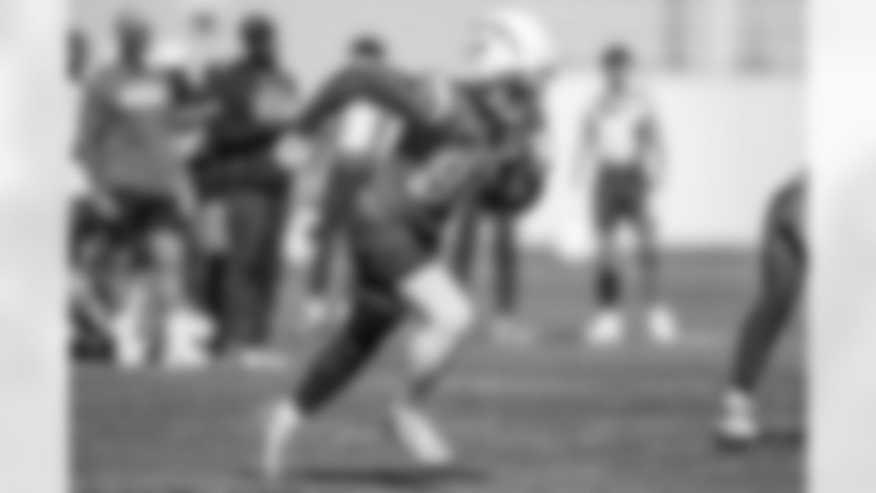 The Los Angeles Chargers practice on Friday, November 7, 2025 at The Bolt in El Segundo, CA.