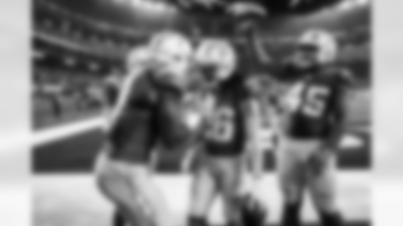 S Derwin James Jr. (3), CB Donte Jackson (26) and OLB Tuli Tuipulotu (45)