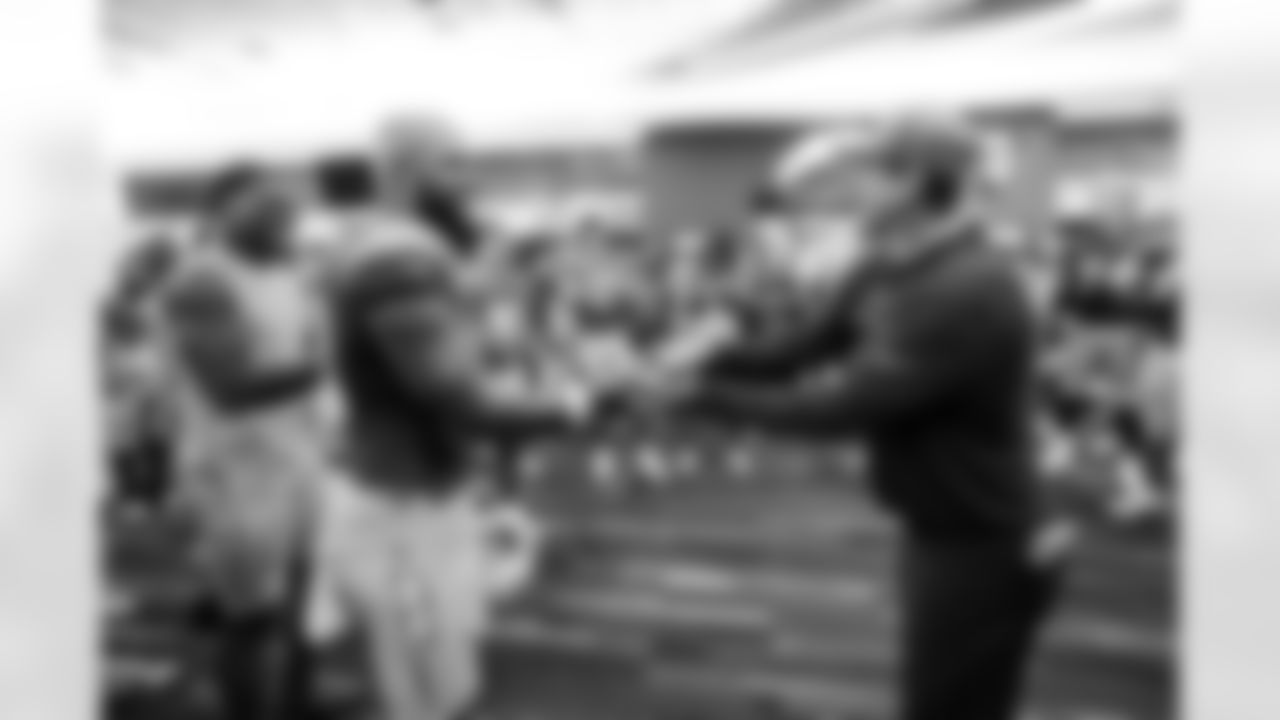 WR Keenan Allen (13) and Head Coach Jim Harbaugh