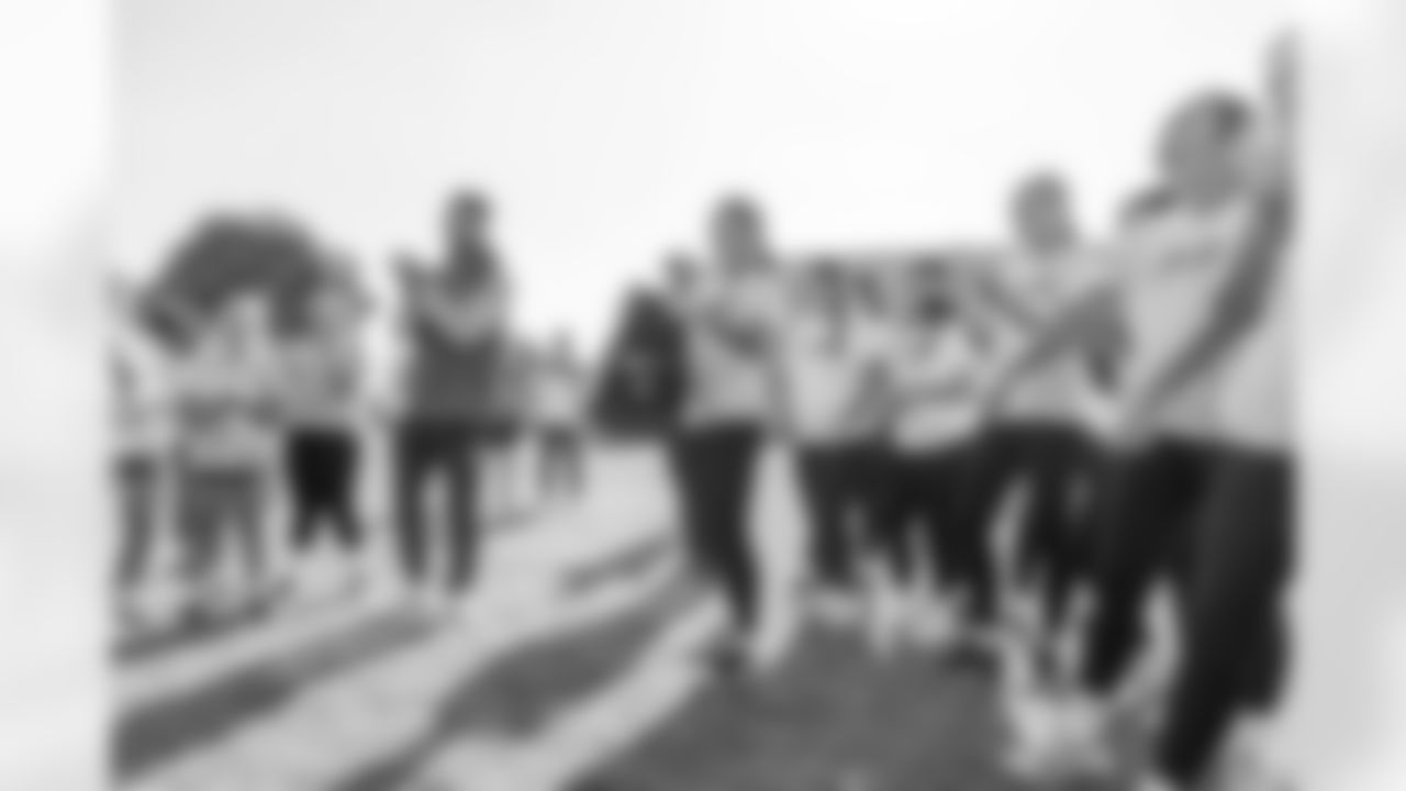 The Los Angeles Chargers host a girls flag football camp on Tuesday, December 02, 2025 at St. Joseph High School in Lakewood, CA.