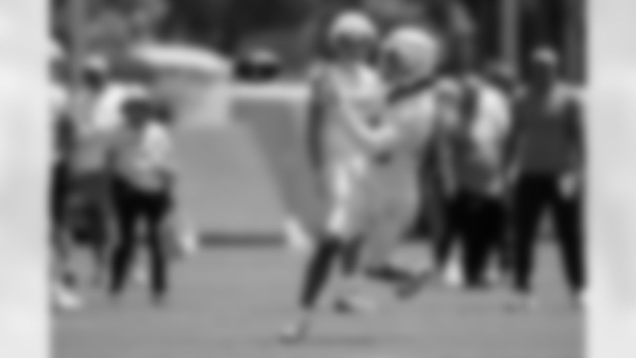The Los Angeles Chargers hold Rookie Mini-Camp on Saturday, May 11, 2024 at Hoag Performance Center in Costa Mesa, CA.