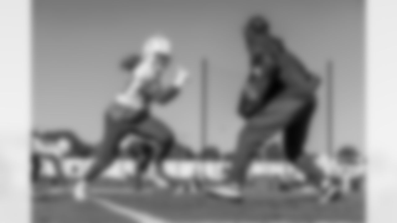 The Los Angeles Chargers practice on Friday, November 7, 2025 at The Bolt in El Segundo, CA.