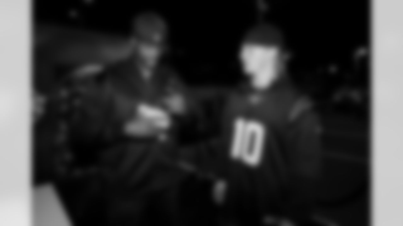 Fans gather at The Bolt for the Fan Rally + Drone Show on Friday January 9th, 2025