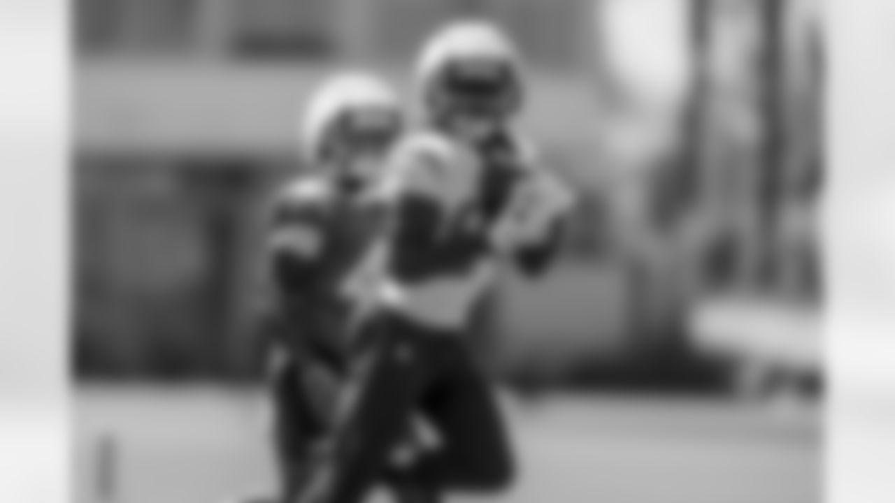 The Los Angeles Chargers practice at Training Camp on Tuesday, August 19, 2025 at The Bolt in El Segundo, CA.