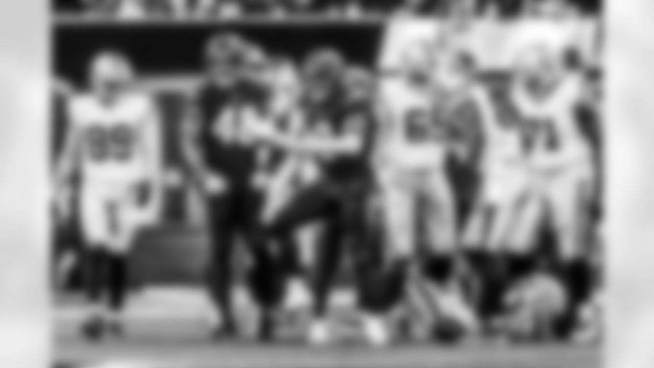 Take a look back at the Chargers Week 13 matchup with the Raiders in monochrome.