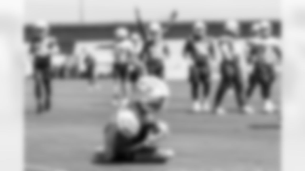 The Los Angeles Chargers practice at Training Camp on Wednesday, August 20, 2025 at The Bolt in El Segundo, CA.