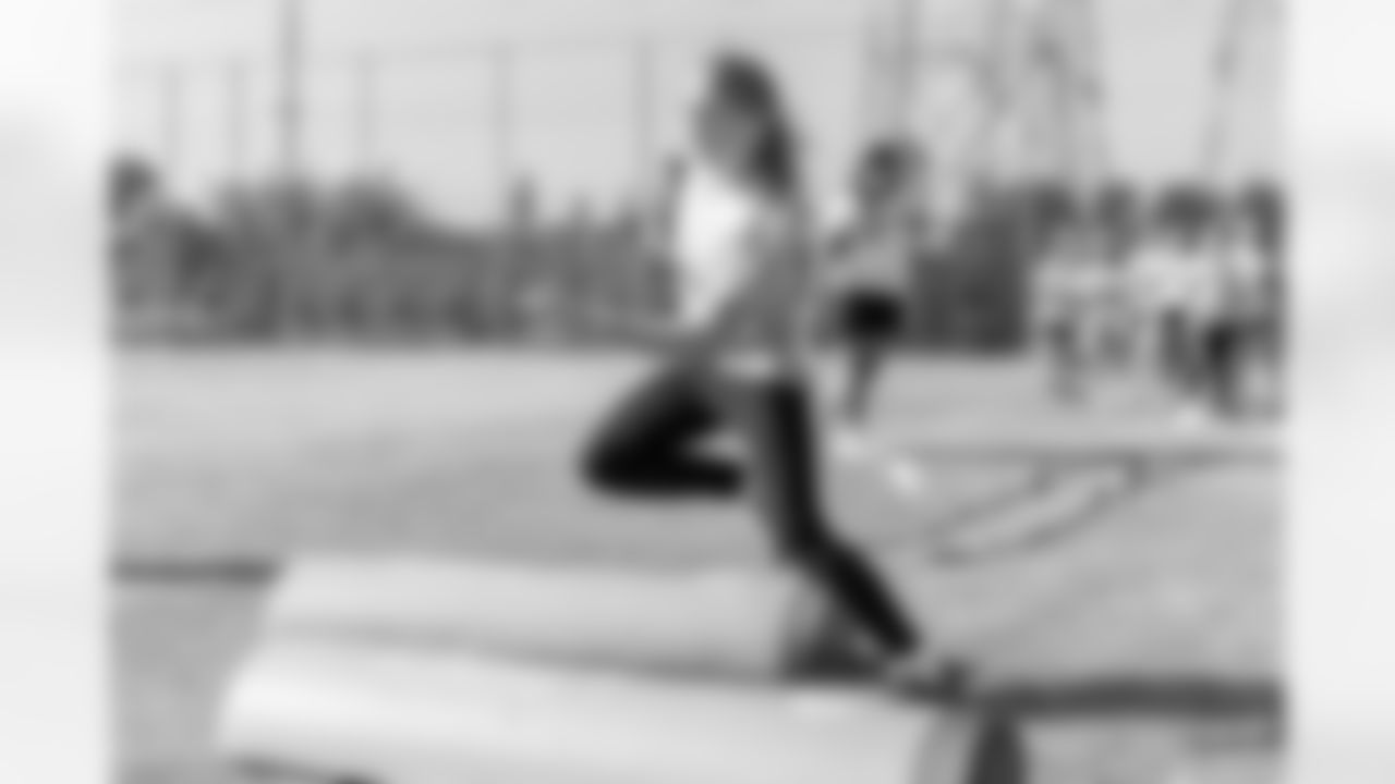 The Los Angeles Chargers host a girls flag football camp on Tuesday, December 02, 2025 at St. Joseph High School in Lakewood, CA.