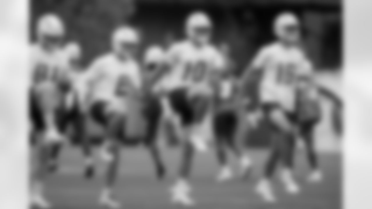 The Los Angeles Chargers hold OTA's on Monday, May 20, 2024 at Hoag Performance Center in Costa Mesa, CA.