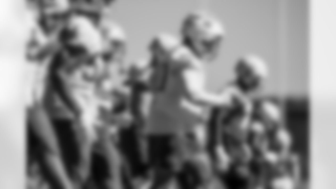 The Los Angeles Chargers practice on Friday, October 17, 2025 at The Bolt in El Segundo, CA.
