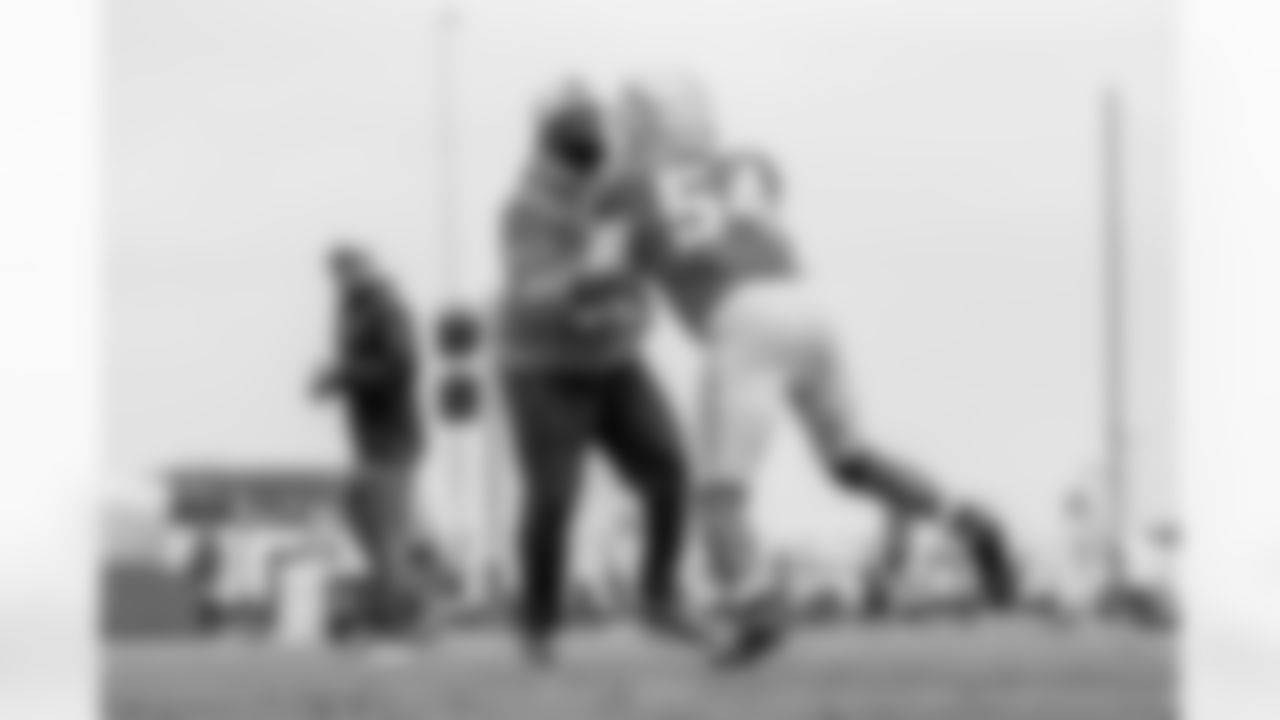 The Los Angeles Chargers practice on Wednesday, November 12, 2025 at The Bolt in El Segundo, CA.