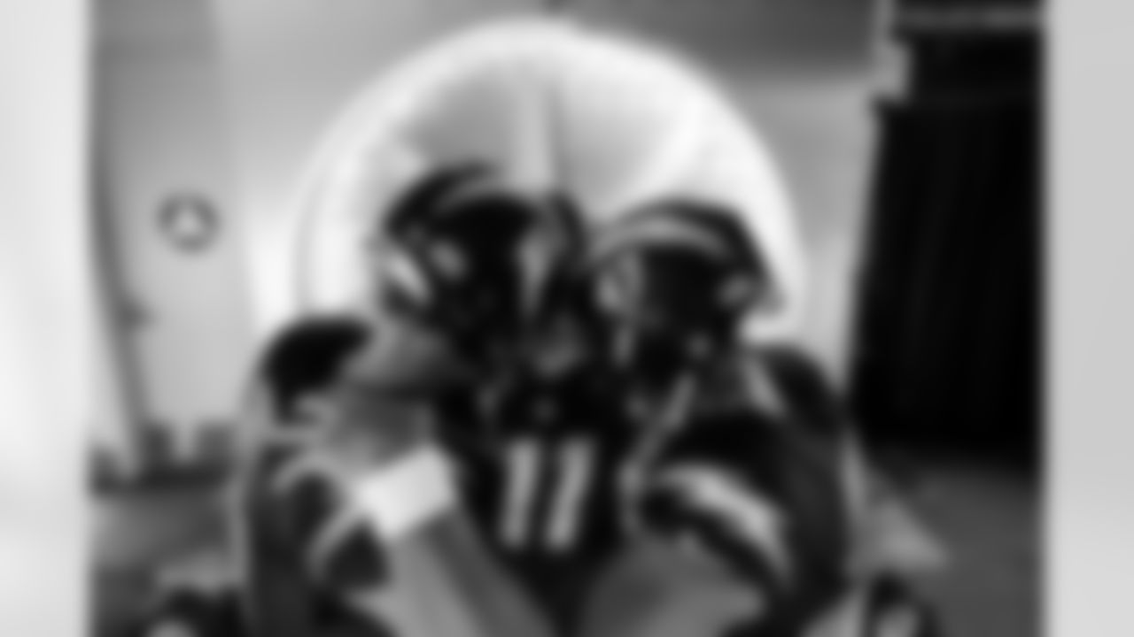 K Cameron Dicker (11), P JK Scott (16) and LS Josh Harris (47)