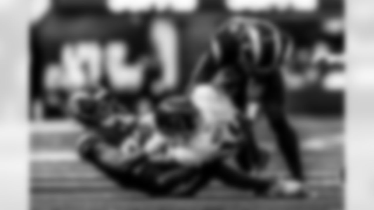 Take a look back at the Chargers Week 17 matchup with the Texans in monochrome.