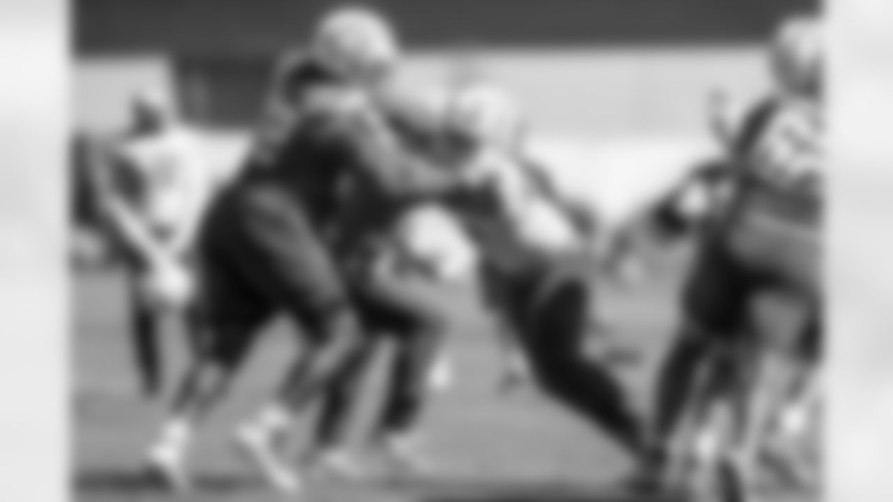 The Los Angeles Chargers practice on Thursday, October 9, 2025 at The Bolt in El Segundo, CA.