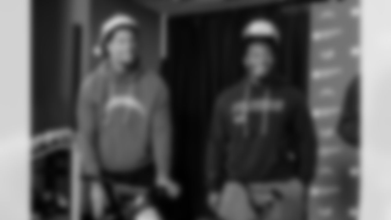 The Los Angeles Chargers host their annual Bikes for Kids event on Monday, December 15, 2025 at Washington Washington Elementary School in Pasadena, CA.