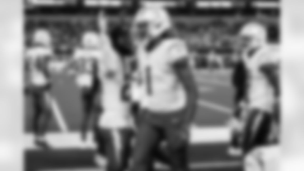 CB Donte Jackson (26) and WR Quentin Johnston (1)