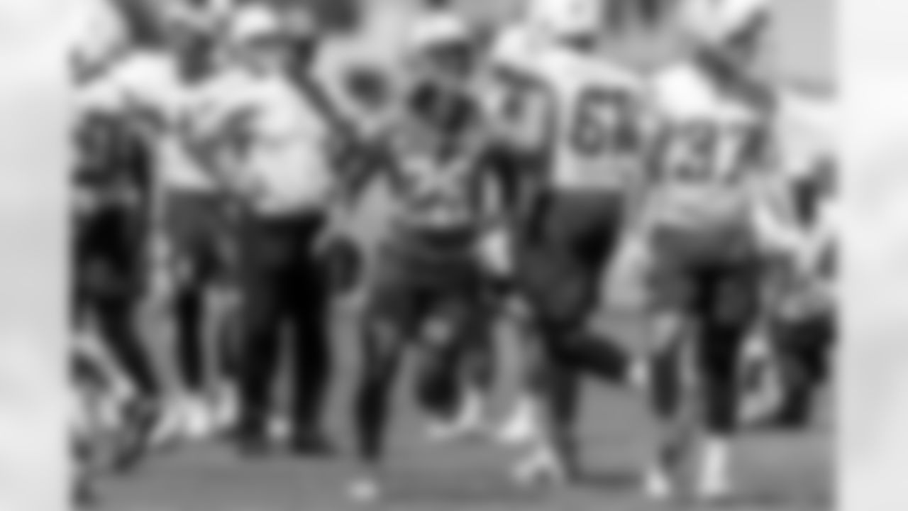 The Los Angeles Chargers practice at Training Camp on Wednesday, August 20, 2025 at The Bolt in El Segundo, CA.