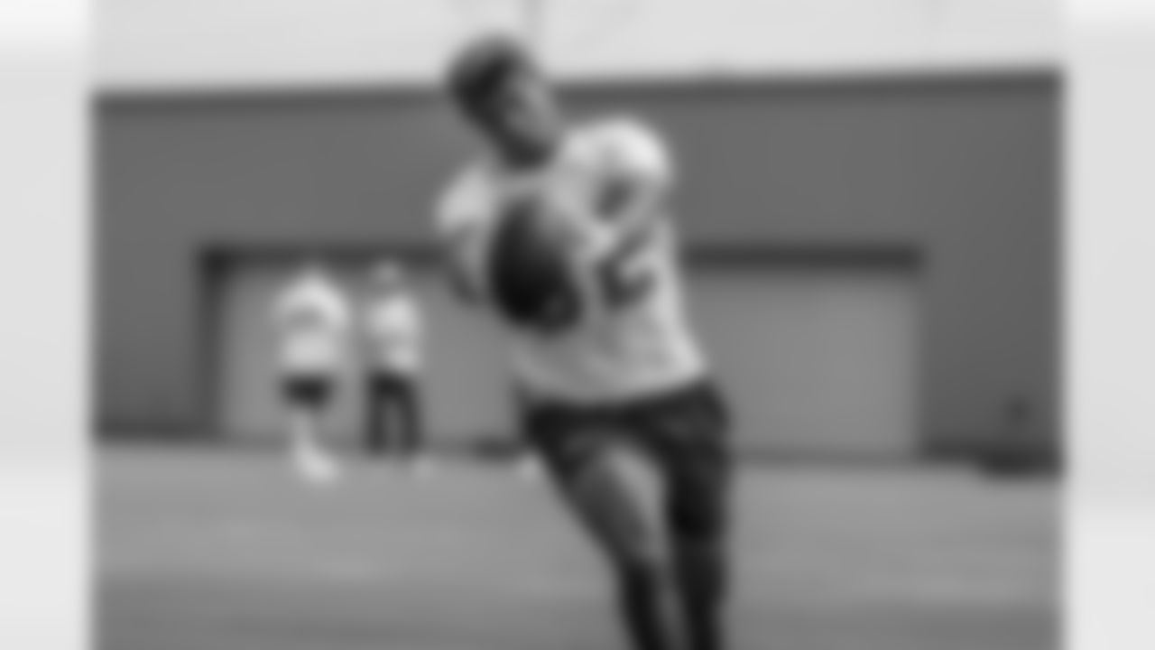 Los Angeles Chargers players participate in Phase 2 of the offseason program on Monday, May 12, 2025 at The Bolt in El Segundo, CA.