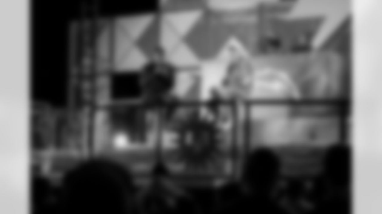 Fans gather at The Bolt for the Fan Rally + Drone Show on Friday January 9th, 2025