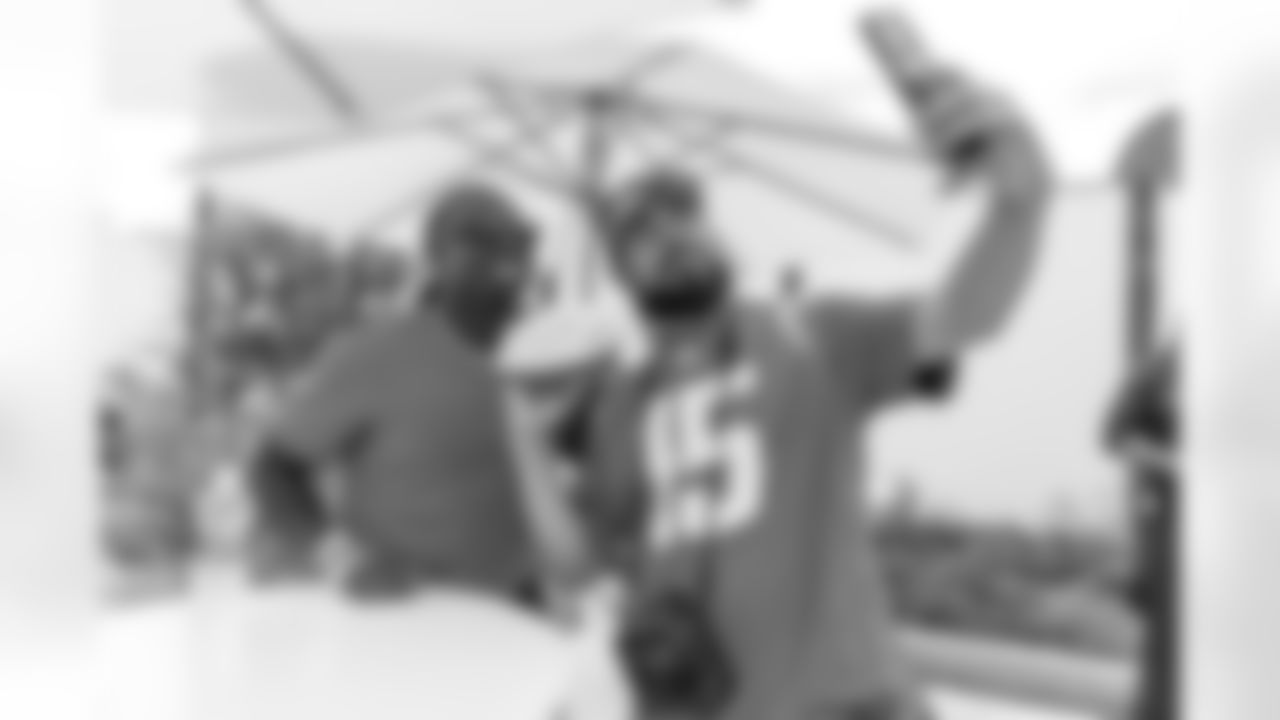 The Los Angeles Chargers practice at Training Camp on Saturday, July 26, 2025 at The Bolt in El Segundo, CA.