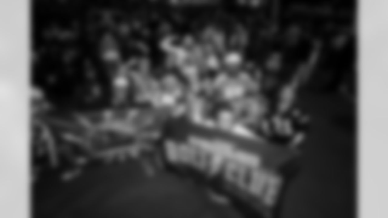 Fans gather at The Bolt for the Fan Rally + Drone Show on Friday January 9th, 2025