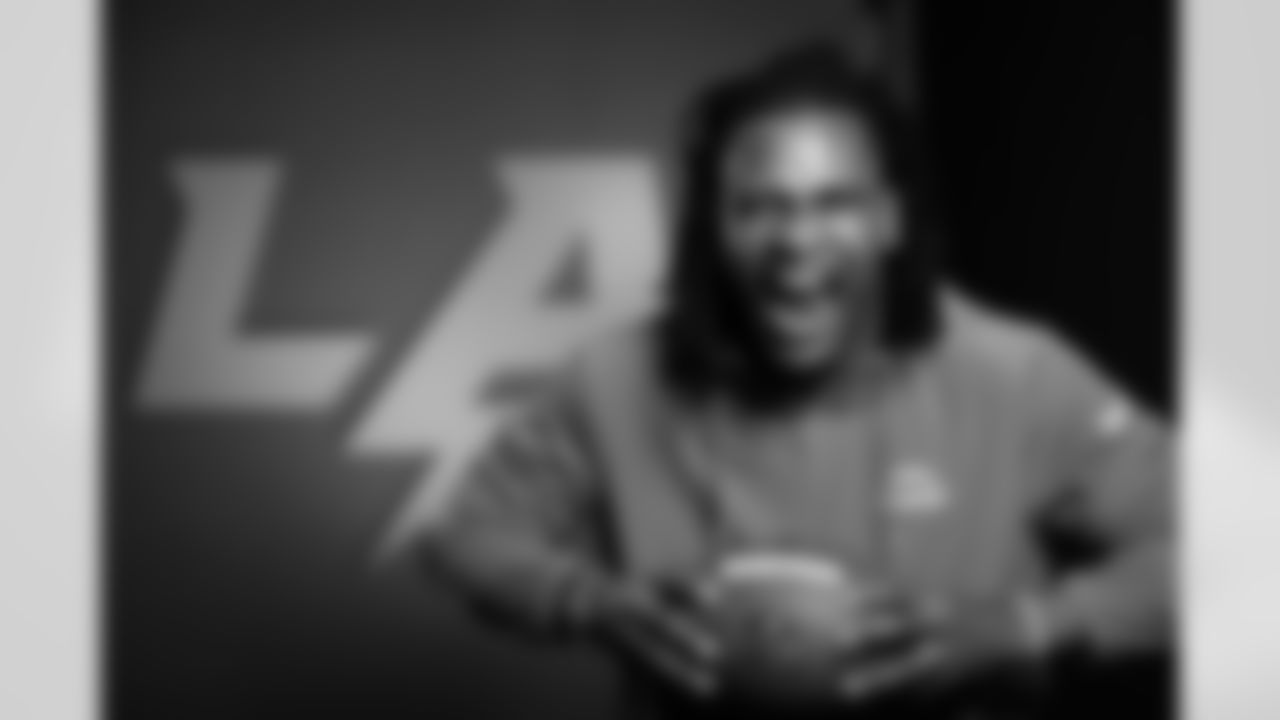 The Los Angeles Chargers rookie class is photographed on Thursday, May 9, 2024 at Hoag Performance Center in Costa Mesa, CA.