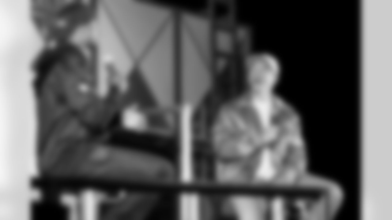 Fans gather at The Bolt for the Fan Rally + Drone Show on Friday January 9th, 2025