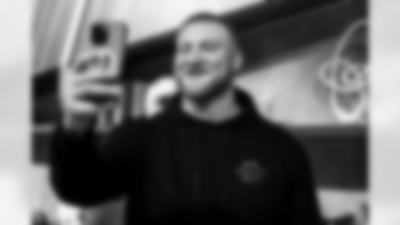 The Los Angeles Chargers sign Tyler Biadasz on Friday, March 6, 2026 at The Bolt in El Segundo, CA.