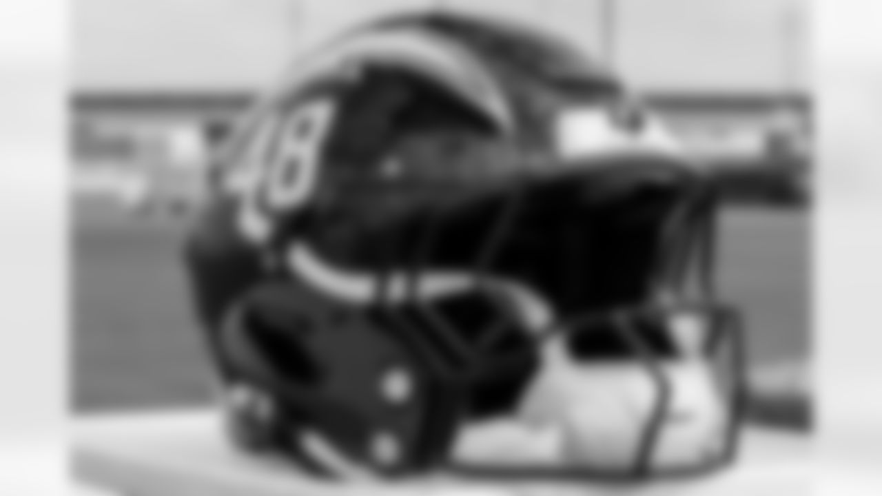 The Los Angeles Chargers practice on Tuesday, October 21, 2025 at The Bolt in El Segundo, CA.