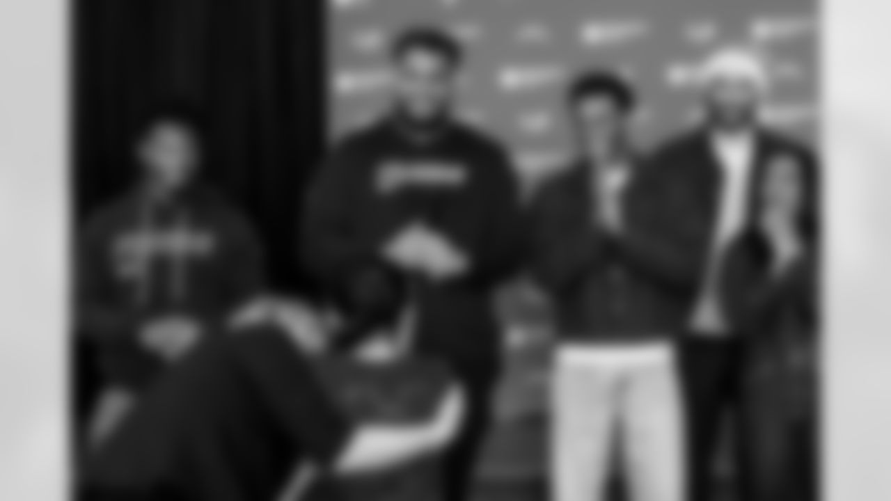 The Los Angeles Chargers host their annual Bikes for Kids event on Monday, December 15, 2025 at Washington Washington Elementary School in Pasadena, CA.