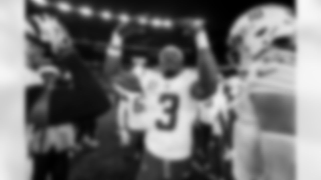 S Derwin James Jr. (3) and QB Justin Herbert (10)