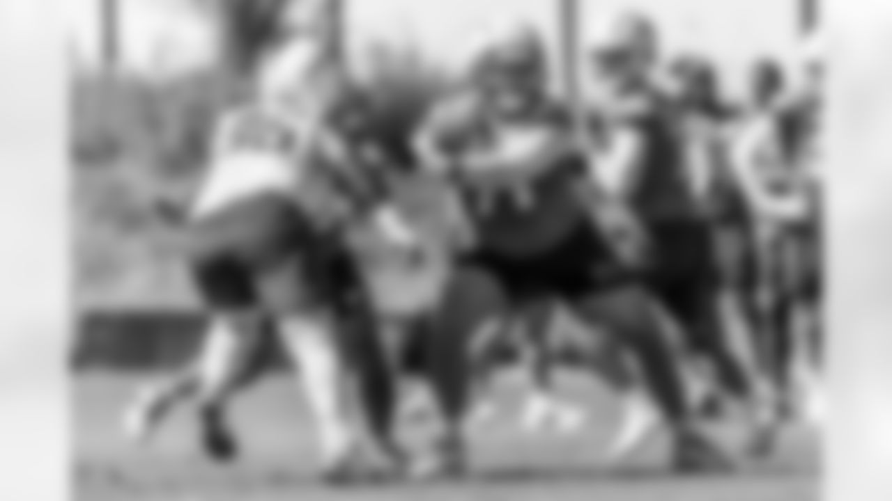 The Los Angeles Chargers practice on Thursday, October 9, 2025 at The Bolt in El Segundo, CA.