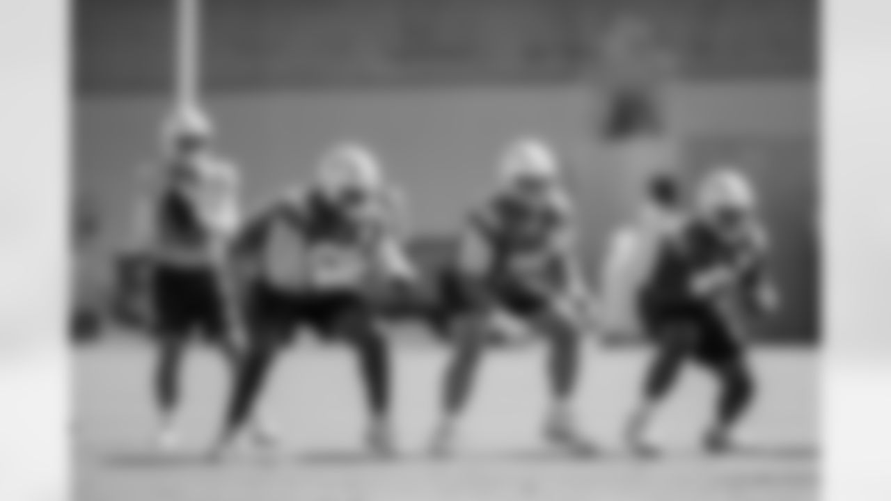 The Los Angeles Chargers practice on Wednesday, October 2, 2024 at The Bolt in El Segundo, CA.