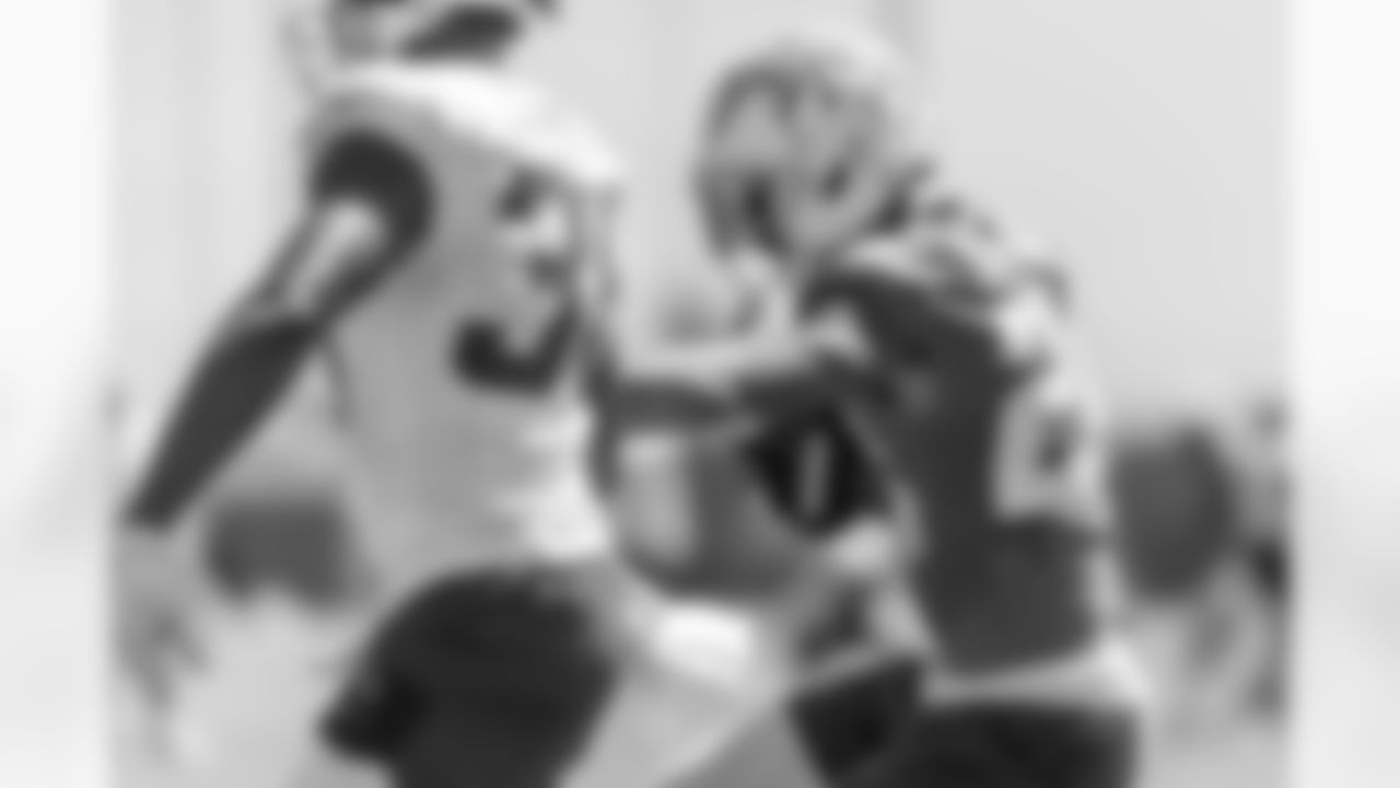 The Los Angeles Chargers practice at Training Camp on Tuesday, August 19, 2025 at The Bolt in El Segundo, CA.