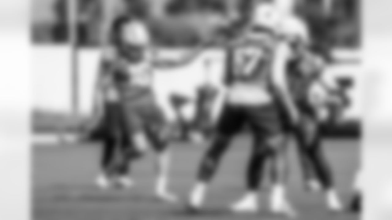 The Los Angeles Chargers practice on Friday, October 3, 2025 at The Bolt in El Segundo, CA.