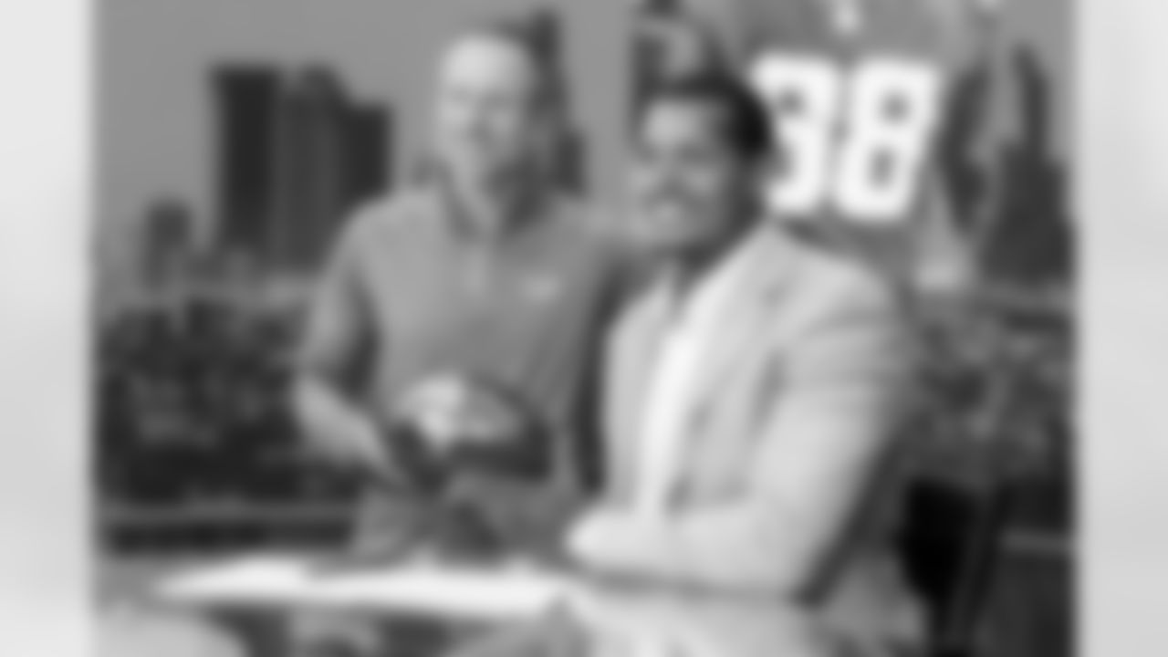 Former Los Angeles Charger Isaac Rochell retires a 'Charger for Life" on Friday, July 25, 2025 at The Bolt in El Segundo, CA.