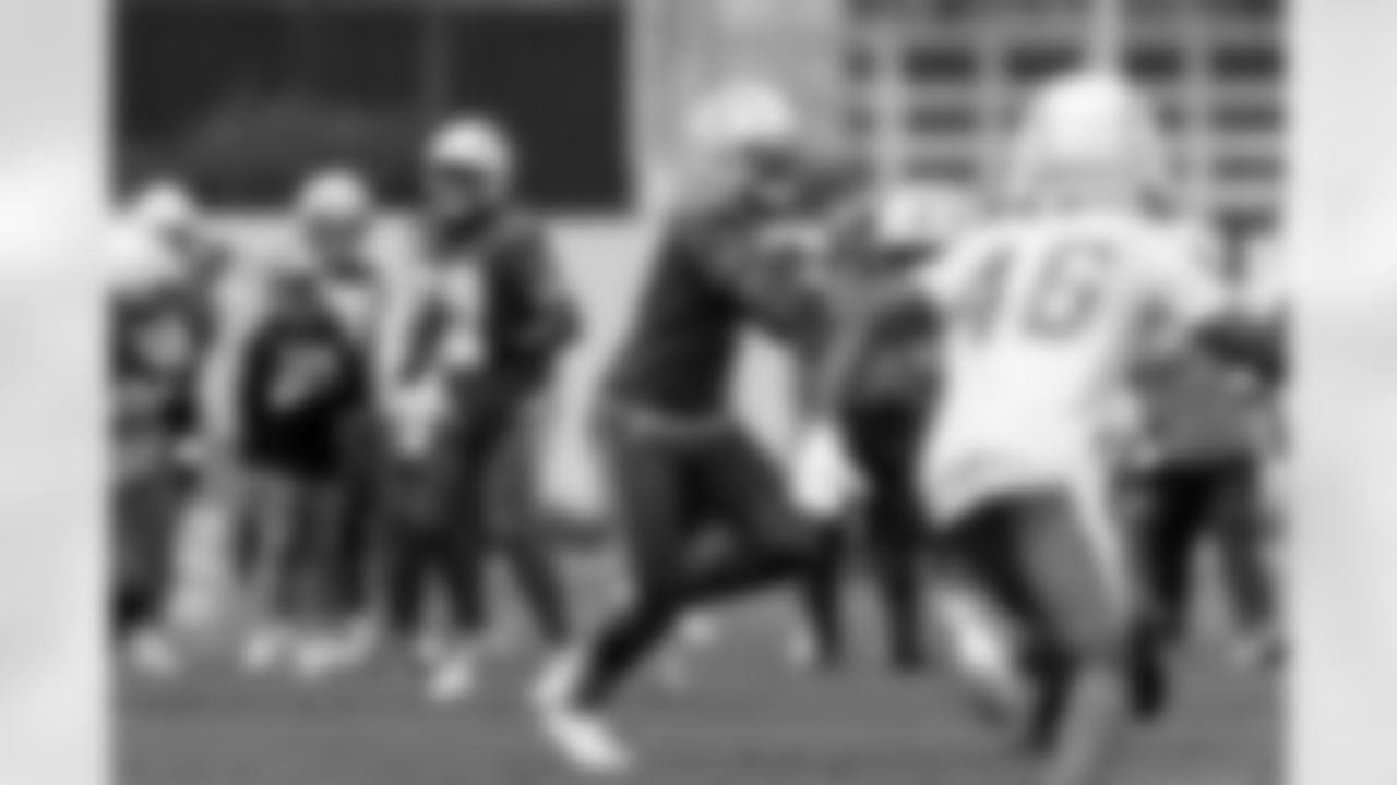 The Los Angeles Chargers practice on Thursday, August 28, 2025 at The Bolt in El Segundo, CA.